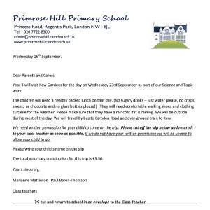 school trip letter template uk letters home primrose hill primary school school trip letter template uk letters home primrose hill primary school