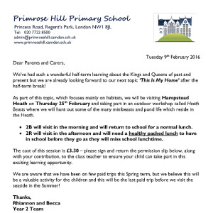 sample permission letter for school trip