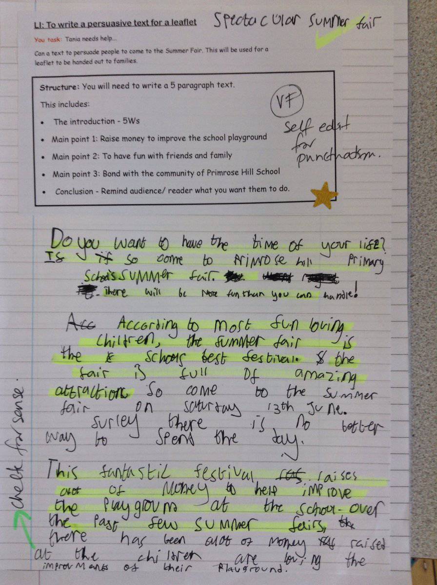 writing a persuasive speech year 5