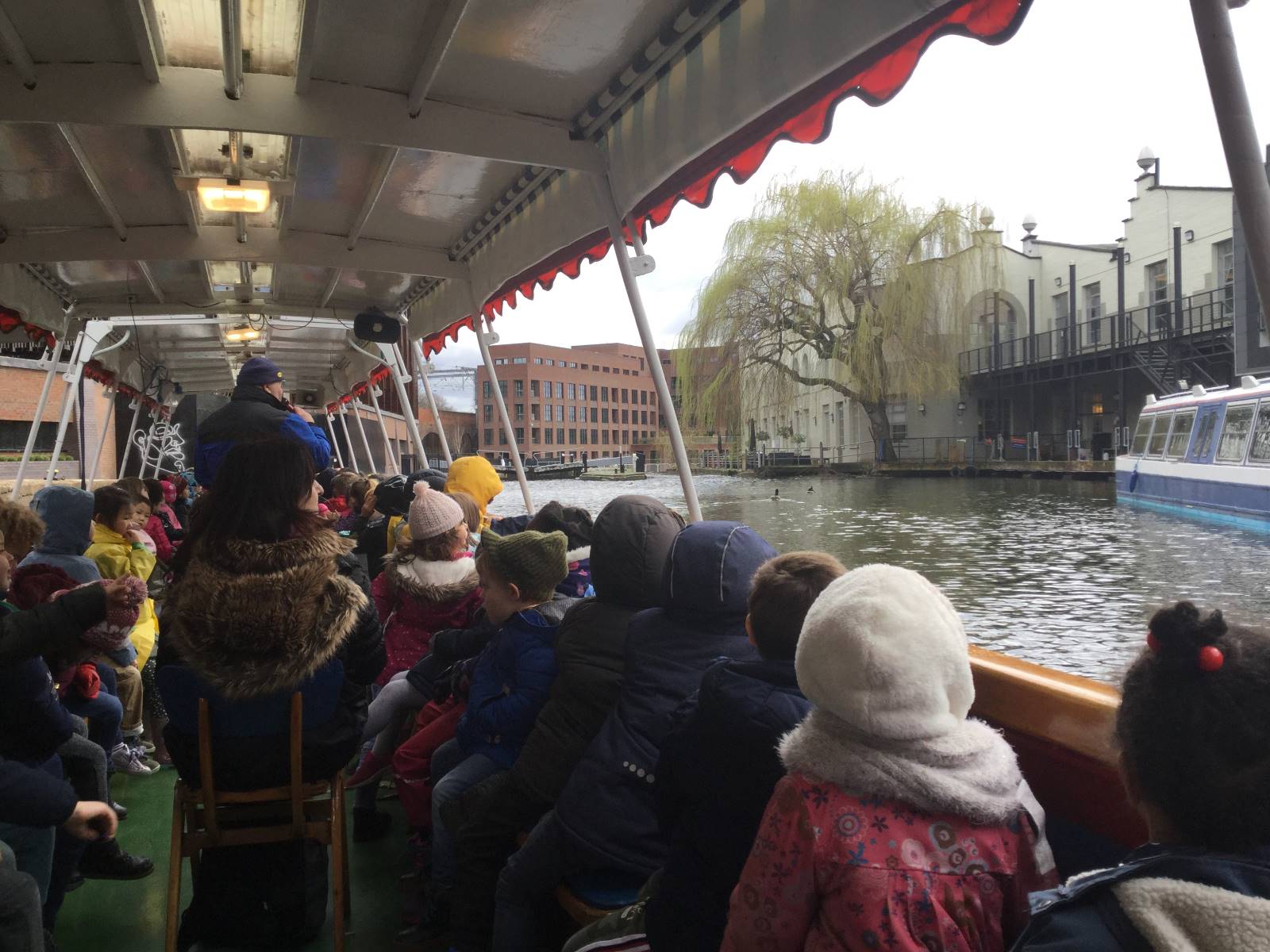 canal boat school trip